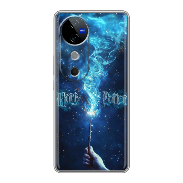 Силиконовый чехол на Vivo V40 5G с принтом Harry Potter Гарри Поттер