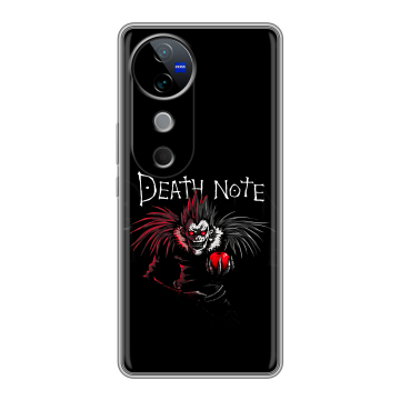 Силиконовый чехол на Vivo V40 5G с принтом Death note Тетрадь смерти