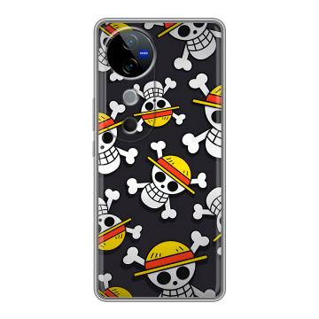 Силиконовый чехол на Vivo V40 5G с принтом One Piece Ван Пис