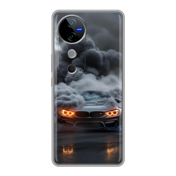 Силиконовый чехол на Vivo V40 5G с принтом BMW БМВ