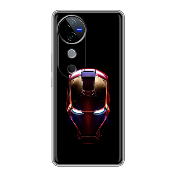 Силиконовый чехол на Vivo V40 5G с принтом IronMan Железный человек