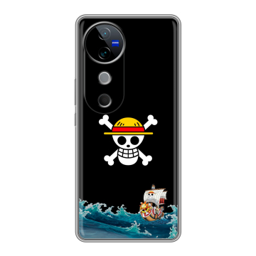 Силиконовый чехол на Vivo V40 5G с принтом One Piece Ван Пис