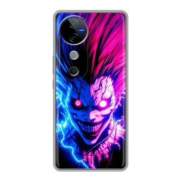 Силиконовый чехол на Vivo V40 5G с принтом Death note Тетрадь смерти