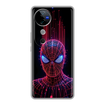 Силиконовый чехол на Vivo V40 5G с принтом Spiderman Человек паук
