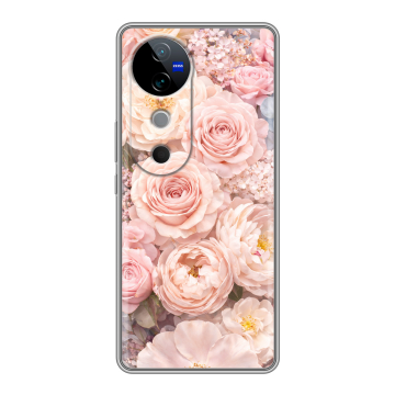 Силиконовый чехол на Vivo V40 5G с принтом женский