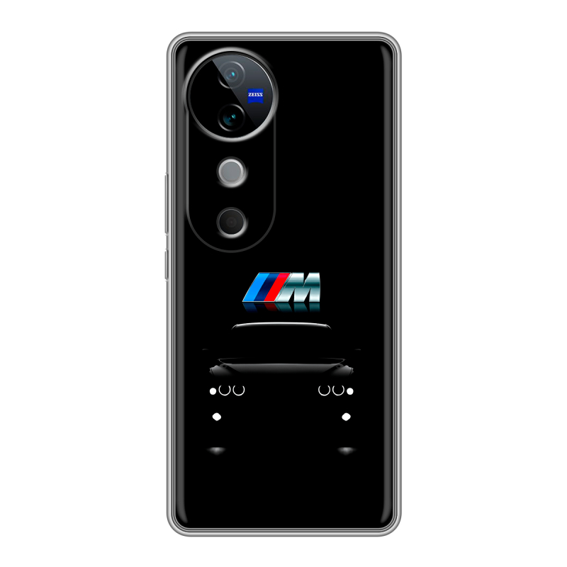 Силиконовый чехол на Vivo V40 5G с принтом БМВ BMW Силиконовый чехол на Vivo V40 5G с принтом БМВ BMW