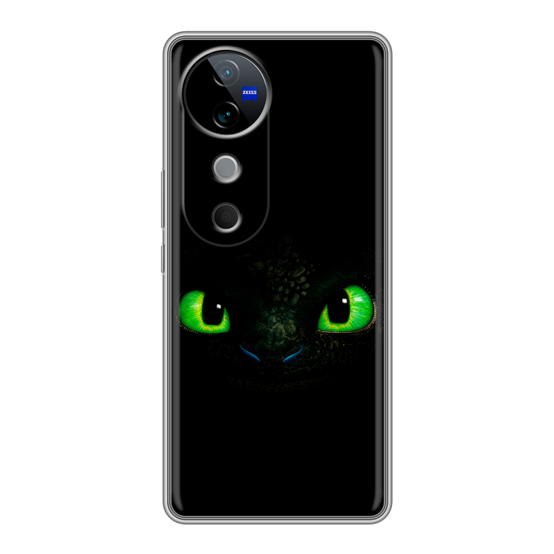 Силиконовый чехол на Vivo V40 5G с принтом Как приручить дракона Силиконовый чехол на Vivo V40 5G с принтом Как приручить дракона