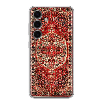 Силиконовый чехол на Samsung Galaxy S24 FE с принтом Ковер