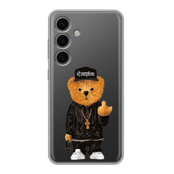 Силиконовый чехол на Samsung Galaxy S24 FE с принтом Мишка Силиконовый чехол на Samsung Galaxy S24 FE с принтом Мишка