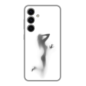 Силиконовый чехол на Samsung Galaxy S24 FE с принтом Силуэт