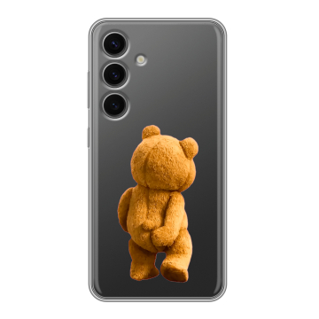 Силиконовый чехол на Samsung Galaxy S24 FE с принтом Медведь Силиконовый чехол на Samsung Galaxy S24 FE с принтом Медведь