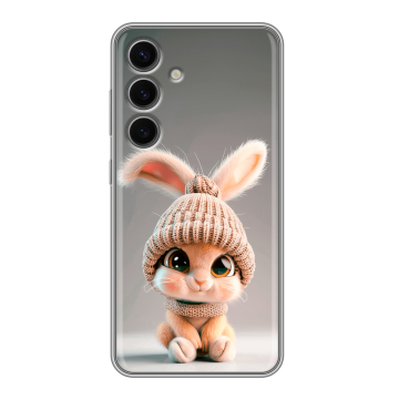 Силиконовый чехол на Samsung Galaxy S24 FE с принтом Кролик Силиконовый чехол на Samsung Galaxy S24 FE с принтом Кролик