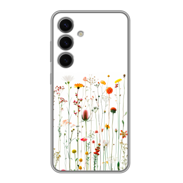 Силиконовый чехол на Samsung Galaxy S24 FE с принтом цветы Силиконовый чехол на Samsung Galaxy S24 FE с принтом цветы