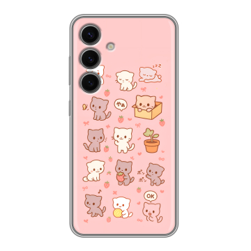 Силиконовый чехол на Samsung Galaxy S24 FE с принтом Hello Kitty Хелоу Кити Силиконовый чехол на Samsung Galaxy S24 FE с принтом Hello Kitty Хелоу Кити
