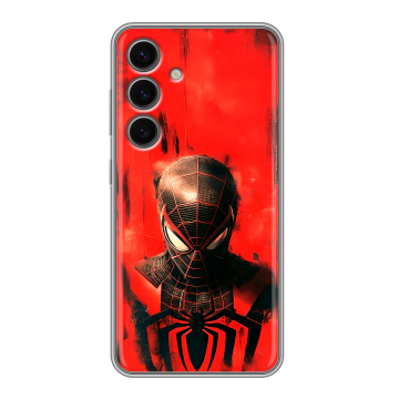 Силиконовый чехол на Samsung Galaxy S24 FE с принтом человек паук spiderman Силиконовый чехол на Samsung Galaxy S24 FE с принтом человек паук spiderman