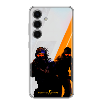 Силиконовый чехол на Samsung Galaxy S24 FE с принтом Контер страйк Counter strike Силиконовый чехол на Samsung Galaxy S24 FE с принтом Контер страйк Counter strike