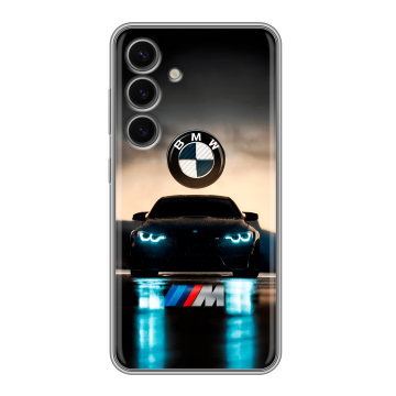 Силиконовый чехол на Samsung Galaxy S24 FE с принтом БМВ BMW Силиконовый чехол на Samsung Galaxy S24 FE с принтом БМВ BMW