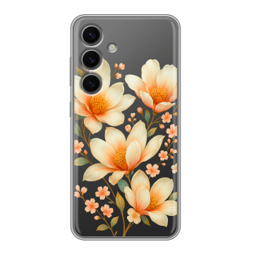 Силиконовый чехол на Samsung Galaxy S24 FE с принтом Цветы Силиконовый чехол на Samsung Galaxy S24 FE с принтом Цветы