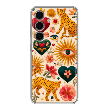 Силиконовый чехол на Samsung Galaxy S24 FE с принтом Модный принт Силиконовый чехол на Samsung Galaxy S24 FE с принтом Модный принт