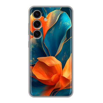 Силиконовый чехол на Samsung Galaxy S24 FE с принтом Цветы Силиконовый чехол на Samsung Galaxy S24 FE с принтом Цветы