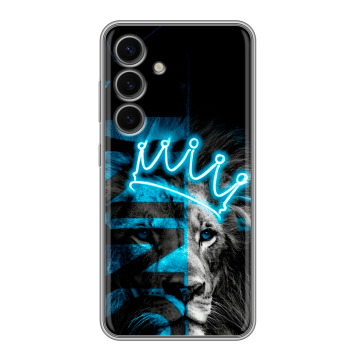 Силиконовый чехол на Samsung Galaxy S24 FE с принтом Король лев Силиконовый чехол на Samsung Galaxy S24 FE с принтом Король лев