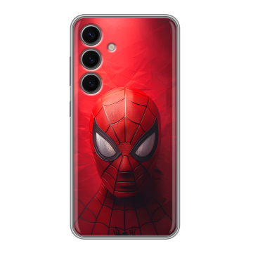 Силиконовый чехол на Samsung Galaxy S24 FE с принтом Spiderman Человек паук Силиконовый чехол на Samsung Galaxy S24 FE с принтом Spiderman Человек паук