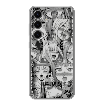 Силиконовый чехол на Samsung Galaxy S24 FE с принтом Ahegao Ахегао Аниме Силиконовый чехол на Samsung Galaxy S24 FE с принтом Ahegao Ахегао Аниме