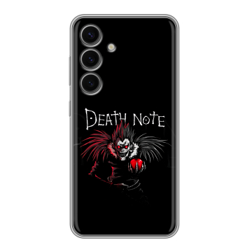 Силиконовый чехол на Samsung Galaxy S24 FE с принтом Death note Тетрадь смерти Силиконовый чехол на Samsung Galaxy S24 FE с принтом Death note Тетрадь смерти
