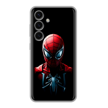 Силиконовый чехол на Samsung Galaxy S24 FE с принтом Spiderman Человек паук