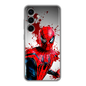 Силиконовый чехол на Samsung Galaxy S24 FE с принтом Spiderman Человек паук Силиконовый чехол на Samsung Galaxy S24 FE с принтом Spiderman Человек паук