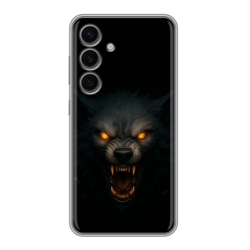 Силиконовый чехол на Samsung Galaxy S24 FE с принтом Волк Силиконовый чехол на Samsung Galaxy S24 FE с принтом Волк
