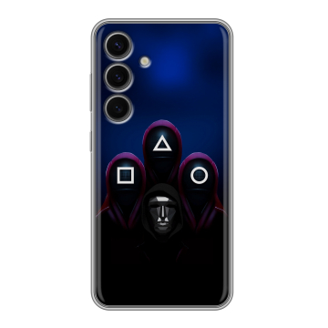 Силиконовый чехол на Samsung Galaxy S24 FE с принтом Игра Кальмара Силиконовый чехол на Samsung Galaxy S24 FE с принтом Игра Кальмара