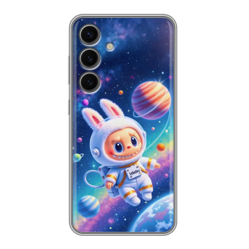 Силиконовый чехол на Samsung Galaxy S24 FE с принтом Labubu Лабубу Силиконовый чехол на Samsung Galaxy S24 FE с принтом Labubu Лабубу