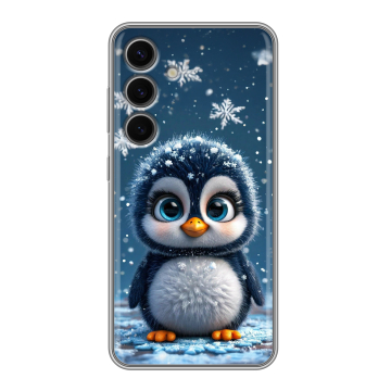 Силиконовый чехол на Samsung Galaxy S24 FE с принтом Новый год Силиконовый чехол на Samsung Galaxy S24 FE с принтом Новый год