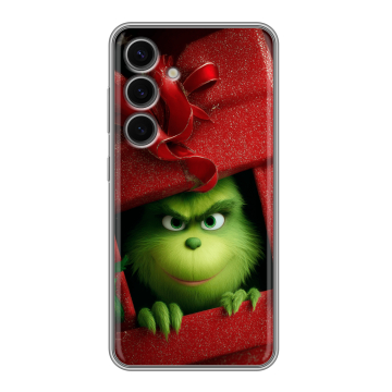 Силиконовый чехол на Samsung Galaxy S24 FE с принтом Новый год Силиконовый чехол на Samsung Galaxy S24 FE с принтом Новый год