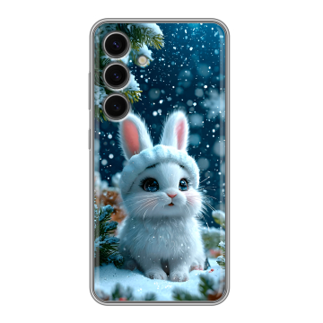 Силиконовый чехол на Samsung Galaxy S24 FE с принтом Новый год Силиконовый чехол на Samsung Galaxy S24 FE с принтом Новый год