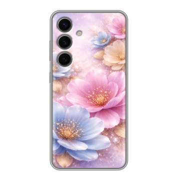 Силиконовый чехол на Samsung Galaxy S24 FE с принтом женский Силиконовый чехол на Samsung Galaxy S24 FE с принтом женский