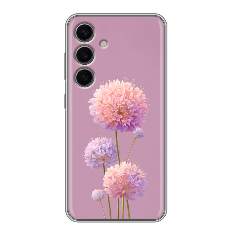 Силиконовый чехол на Samsung Galaxy S24 FE с принтом Цветы Силиконовый чехол на Samsung Galaxy S24 FE с принтом Цветы