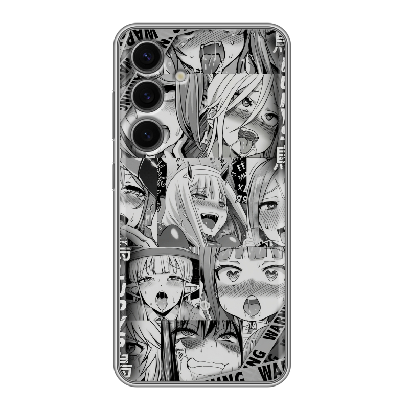 Силиконовый чехол на Samsung Galaxy S24 FE с принтом Ahegao Ахегао Аниме Силиконовый чехол на Samsung Galaxy S24 FE с принтом Ahegao Ахегао Аниме
