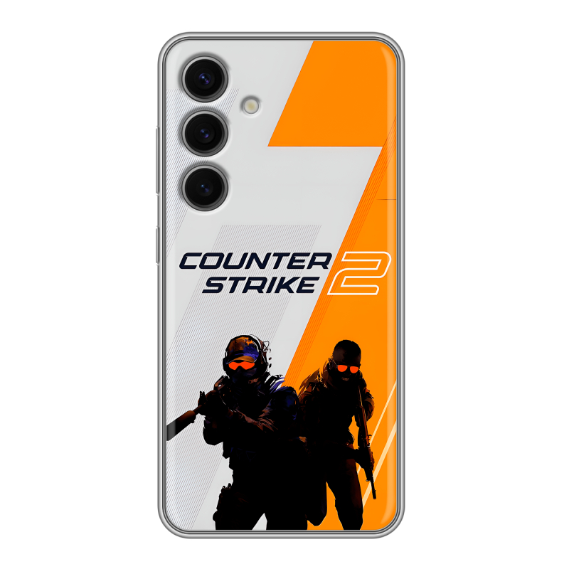 Силиконовый чехол на Samsung Galaxy S24 FE с принтом Counter Strike Силиконовый чехол на Samsung Galaxy S24 FE с принтом Counter Strike