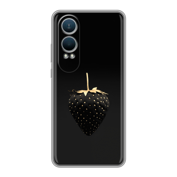 Силиконовый чехол на OnePlus Nord CE4 Lite 5G с принтом Черная клубника Силиконовый чехол на OnePlus Nord CE4 Lite 5G с принтом Черная клубника