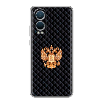 Силиконовый чехол на OnePlus Nord CE4 Lite с принтом Герб России принт Силиконовый чехол на OnePlus Nord CE4 Lite с принтом Герб России принт