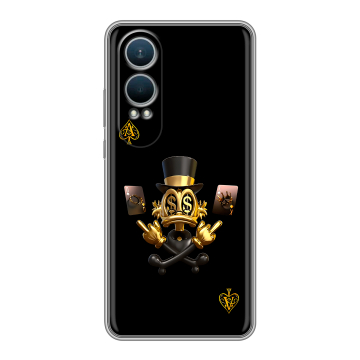 Силиконовый чехол на OnePlus Nord CE4 Lite с принтом Золотой скрудж макдак Силиконовый чехол на OnePlus Nord CE4 Lite с принтом Золотой скрудж макдак