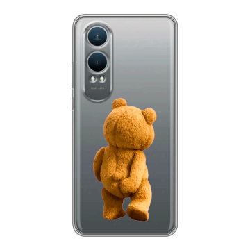 Силиконовый чехол на OnePlus Nord CE4 Lite с принтом Медведь Силиконовый чехол на OnePlus Nord CE4 Lite с принтом Медведь