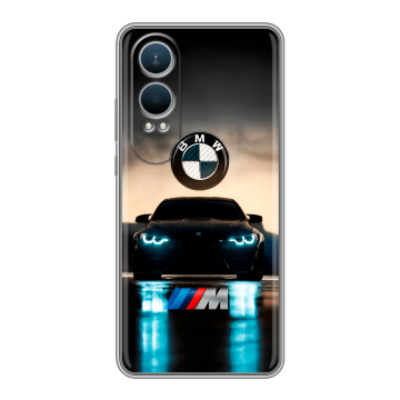 Силиконовый чехол на OnePlus Nord CE4 Lite с принтом БМВ BMW Силиконовый чехол на OnePlus Nord CE4 Lite с принтом БМВ BMW