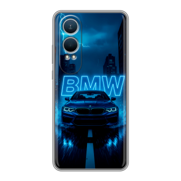 Силиконовый чехол на OnePlus Nord CE4 Lite с принтом BMW БМВ Силиконовый чехол на OnePlus Nord CE4 Lite с принтом BMW БМВ