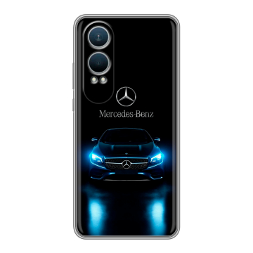 Силиконовый чехол на OnePlus Nord CE4 Lite с принтом Mercedes Мерседес Силиконовый чехол на OnePlus Nord CE4 Lite с принтом Mercedes Мерседес