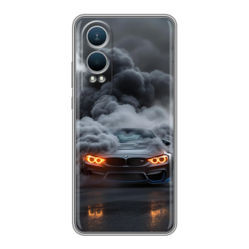 Силиконовый чехол на OnePlus Nord CE4 Lite с принтом BMW БМВ Силиконовый чехол на OnePlus Nord CE4 Lite с принтом BMW БМВ