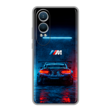 Силиконовый чехол на OnePlus Nord CE4 Lite с принтом BMW БМВ Силиконовый чехол на OnePlus Nord CE4 Lite с принтом BMW БМВ