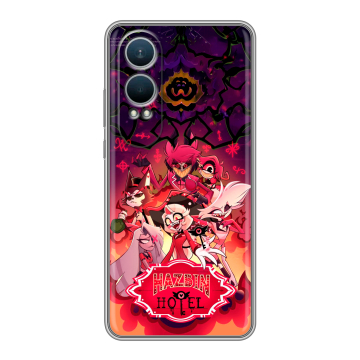 Силиконовый чехол на OnePlus Nord CE4 Lite с принтом Hazbin Hotel Отель Хазбин Силиконовый чехол на OnePlus Nord CE4 Lite с принтом Hazbin Hotel Отель Хазбин